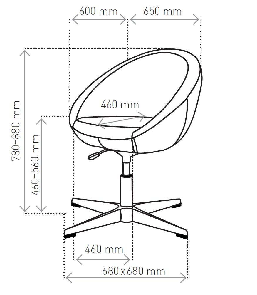 Marbet Křeslo LOBO Office BK