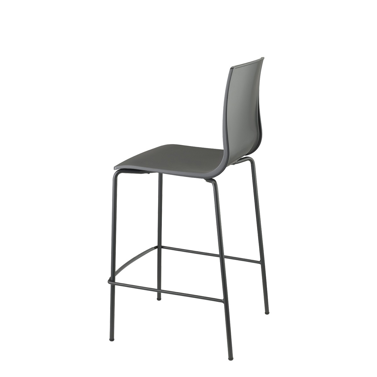 ALICE H.80/H.65 BARSTOOL tubular coated steel