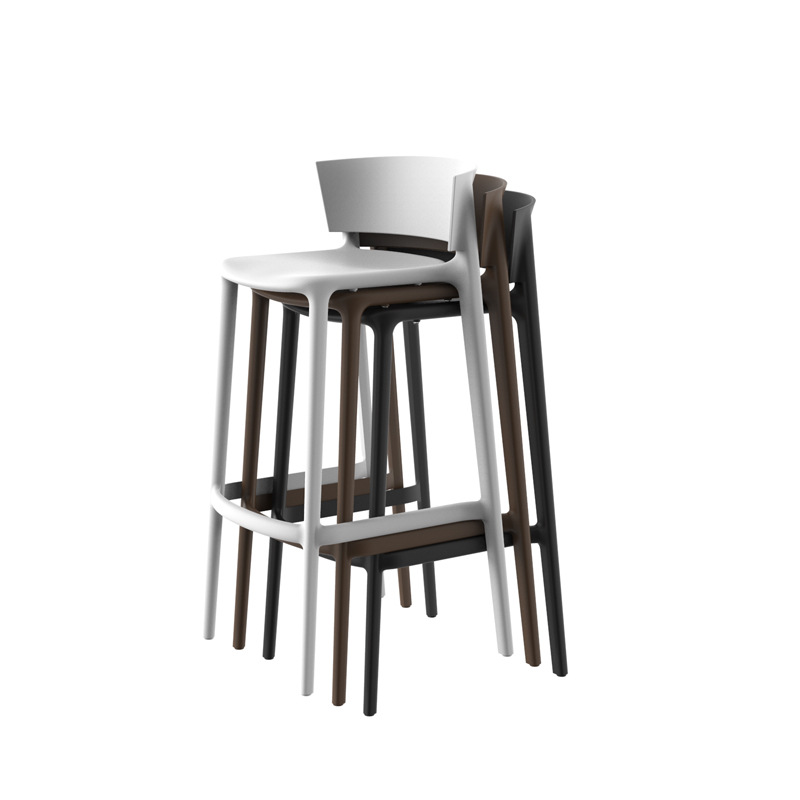 AFRICA BAR STOOL 48x47x95