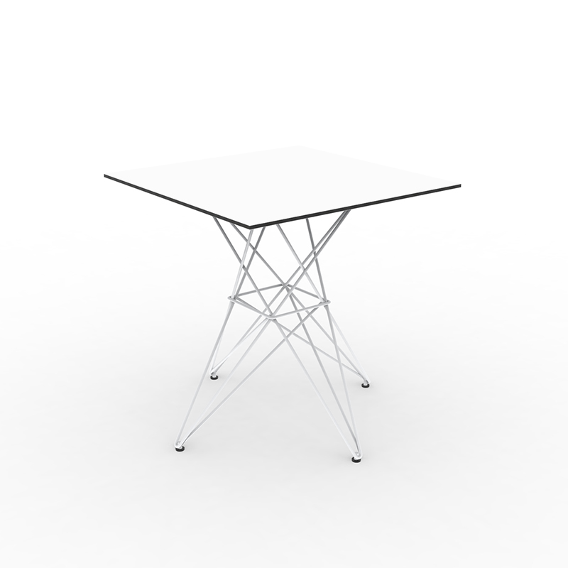 FAZ TABLE STAINLESS BASE 70x70x72