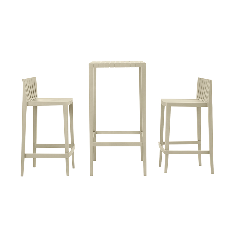 SPRITZ SET OF 2 BAR STOOL+1 BAR TABLE h:87cm